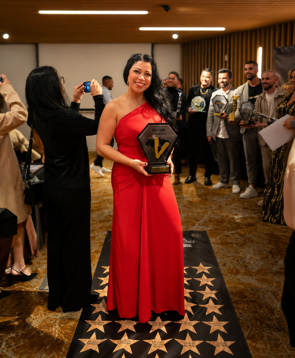 Milena Amaral gala de premios peluquería Zamora