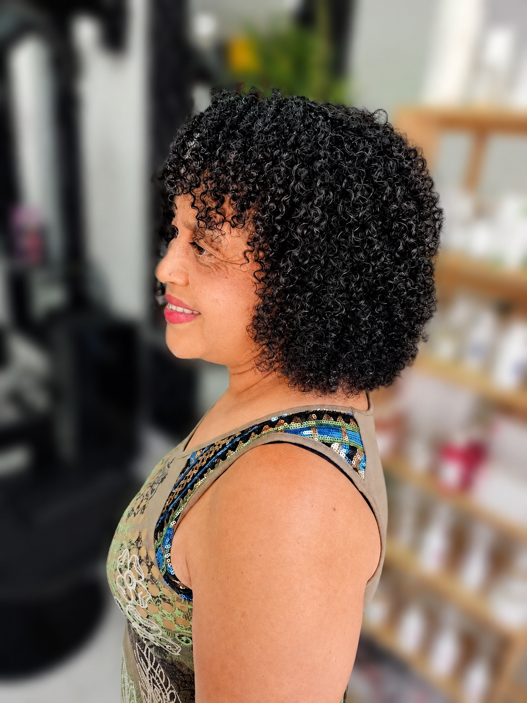 Transformación capilar rizos Milena Amaral Peluquería Zamora